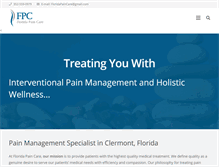 Tablet Screenshot of flpain.com
